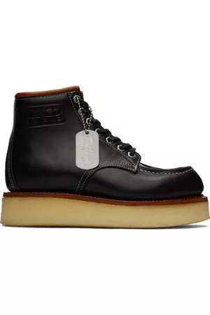 Kenzo Donna Stivali stringati - Black Yama Lace-Up Boots