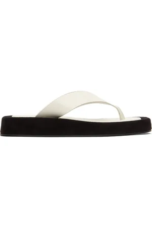 The Row Black Ginza Sandals