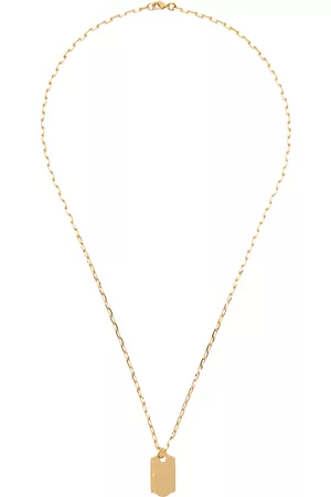 In Gold We Trust Uomo Collane - SSENSE Exclusive Price Tag Necklace