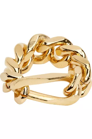 In Gold We Trust Figaro Chain Ring