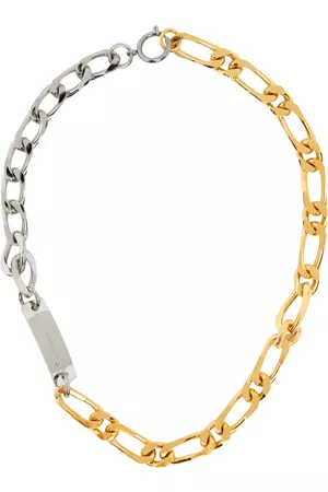 In Gold We Trust Uomo Collane - Gold & Silver Mixed Chain Necklace