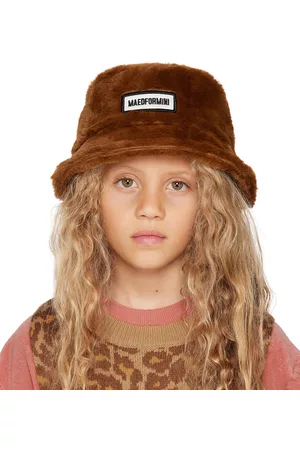 Maed for mini Kids Fuzzy Falcon Bucket Hat