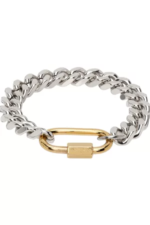 In Gold We Trust Uomo Bracciali - Silver Chain Bracelet