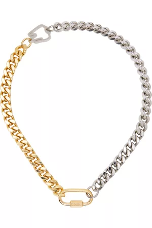 In Gold We Trust Uomo Collane - Silver & Curb Chain Necklace