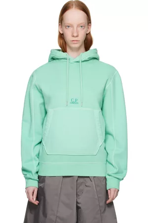C.P. Company Donna Hoodies - Blue Emerized Hoodie