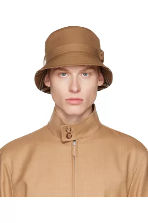 Burberry Tan Belted Bucket Hat