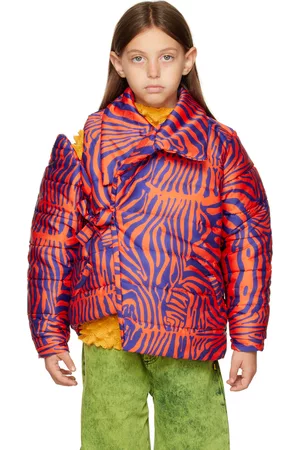 M’A Kids Kids Orange Puffa Jacket