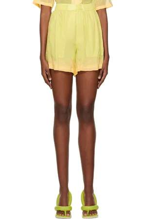 BODE Yellow Zig-Zag Shorts