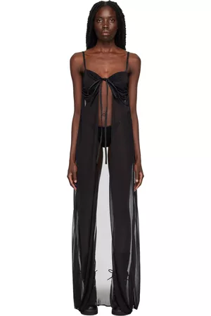 Heron Preston Donna Vestiti lunghi - Black Open Maxi Dress