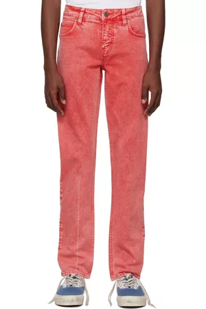 Guess Uomo Jeans straight - Red Straight-Leg Jeans