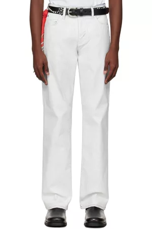 Guess Uomo Jeans - White Painted Jeans