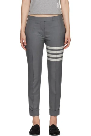 Thom Browne Gray 4-Bar Trousers