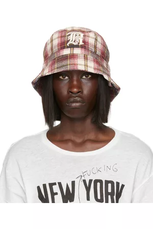 R13 Donna Cappello Bucket - Red Brushed Bucket Hat