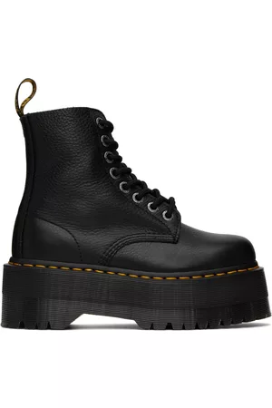 Dr. Martens Donna Stivali - Black 1460 Pascal Max Ankle Boots