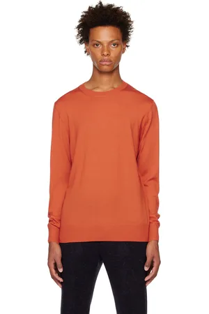 Orange Crewneck Sweater