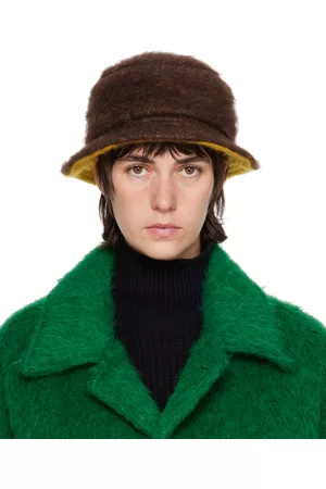 Marni Donna Cappello Bucket - Brown Brushed Bucket Hat