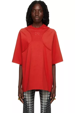 Jean Paul Gaultier Donna T-shirt - Red Cyber Armhole T-Shirt