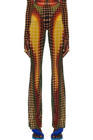 Jean Paul Gaultier Donna Pantaloni - Brown Dots Lounge Pants