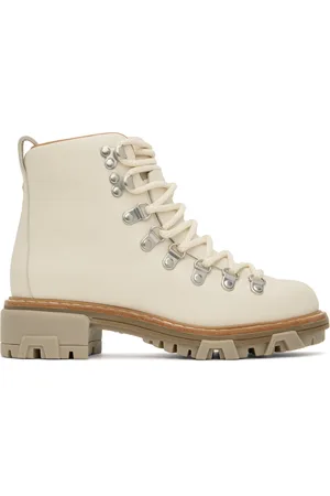 RAG&BONE Off-White Shiloh Hiker Ankle Boots