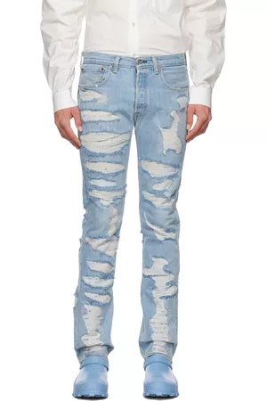NotSoNormal Uomo Jeans - Blue Destroyed Jeans
