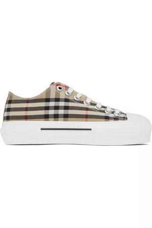 Burberry Donna Sneakers - Beige Vintage Check Sneakers
