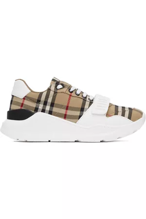 Burberry Uomo Sneakers - Beige Vintage Check Sneakers