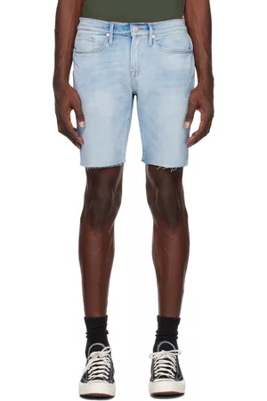 Frame Uomo Pantaloncini - Blue 'L'Homme Cut-Off' Shorts