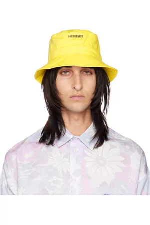 Jacquemus Uomo Cappello Bucket - Yellow 'Le Bob Gadjo' Bucket Hat