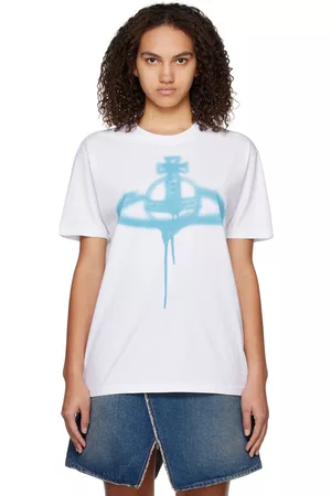 Vivienne Westwood White Spray Orb Classic T-Shirt