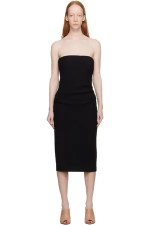 Max Mara Black Bernard Midi Dress