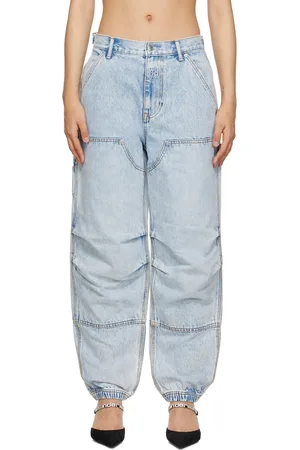 Alexander Wang Blue Double Front Carpenter Jeans
