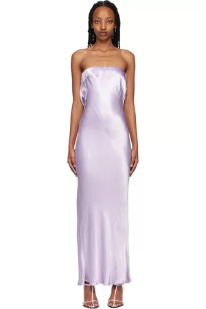 Bec & Bridge Purple Moon Dance Strapless Maxi Dress