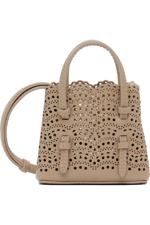 Alaïa Taupe Mini Mina Bag