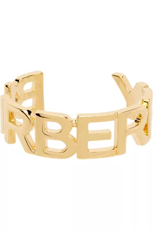 Burberry Donna Bracciali - Gold Logo Bracelet