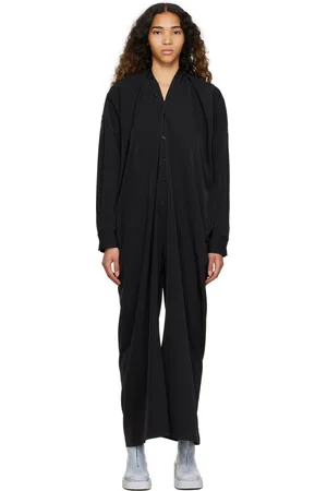 Maison Margiela Black Button Jumpsuit