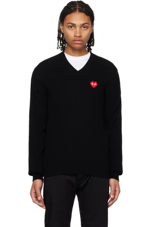 Comme des Garçons PLAY Black Invader Edition Heart Sweater