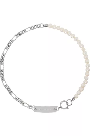 In Gold We Trust Thin Figaro & Pearl Necklace