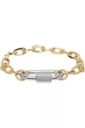 In Gold We Trust Gold Cable Chain Bracelet