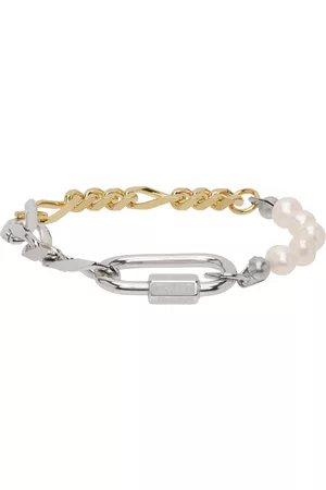 In Gold We Trust Uomo Bracciali - Figaro Pearl Bracelet