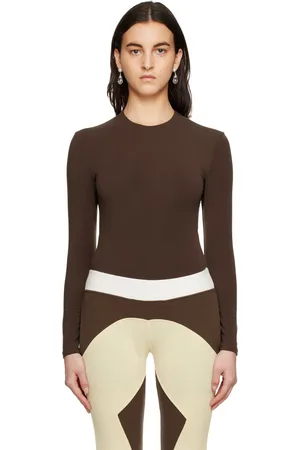 Paris Georgia Brown Backless Bodysuit