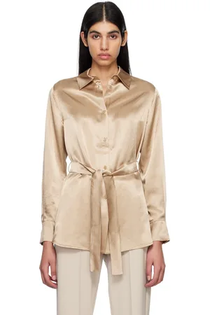 Max Mara Gold Belted Shirt