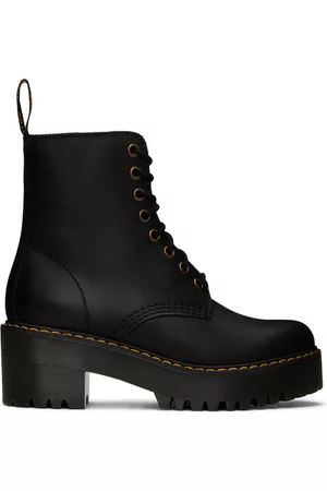 Dr. Martens Black Shriver Hi Ankle Boots