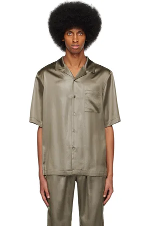Filippa K Taupe Shiny Shirt