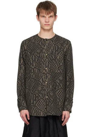 Andersson Bell Brown Leaf Shirt