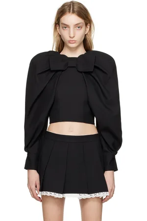 Shushu/Tong Black Bow Blouse