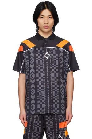 MARCELO BURLON Black Kappa Edition AOP Folk Polo