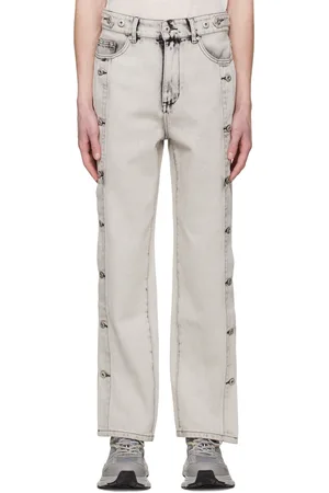 Feng Chen Wang Gray Side Release Jeans