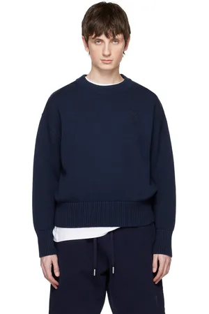 Ami Navy Ami de Cœur Sweater