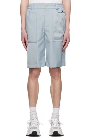 Feng Chen Wang Gray Panel Shorts