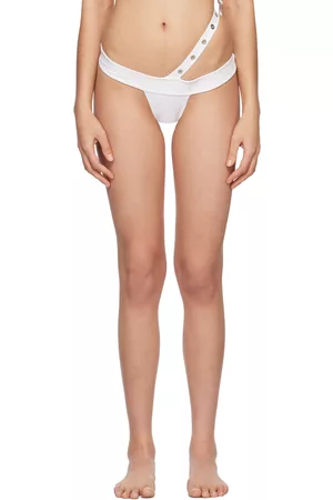 Poster Girl Donna Bikini - White Marilyn Bikini Bottoms
